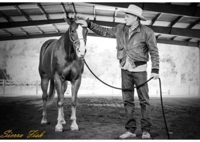 Photo de Buck BRANNAMAN et son cheval